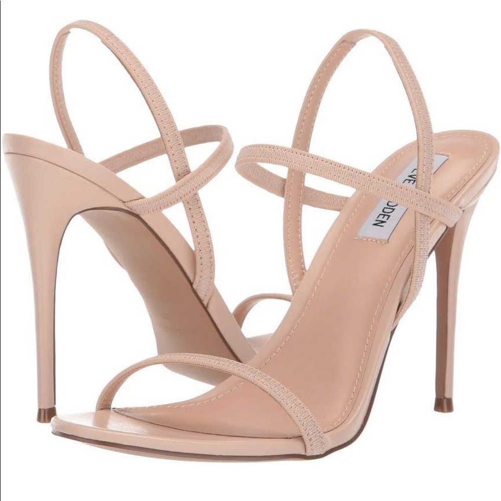 Steve Madden Gabriella Nude Sandal Heel